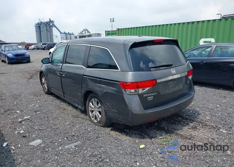 2015 Honda Odyssey Ex-L из США, поврежденный, VIN 5FNRL5H64FB010187